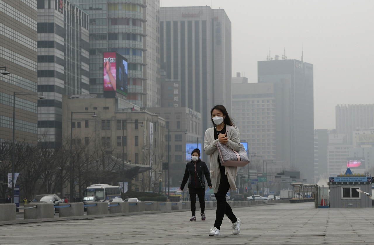 首爾空氣污染超標 文在寅呼吁中韓合作人工降雨